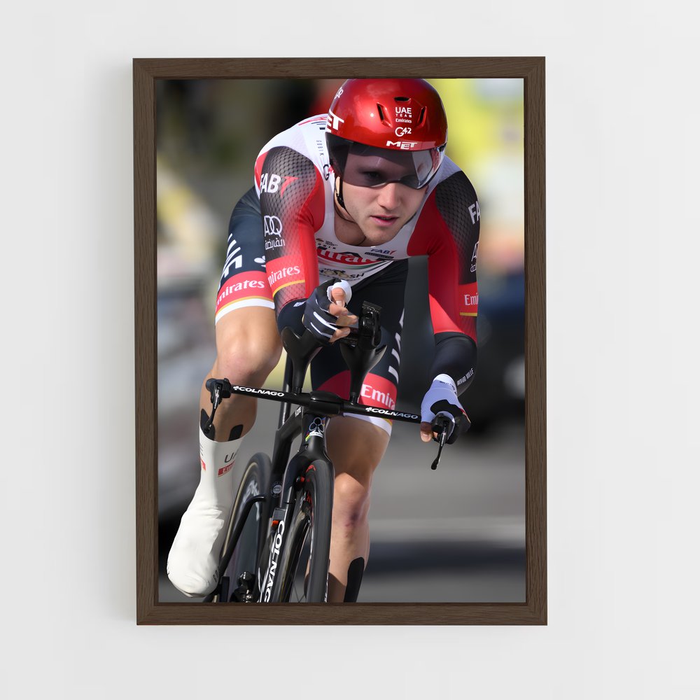 Poster Cycliste Audacieux – affiche Cyclisme (vue 5)